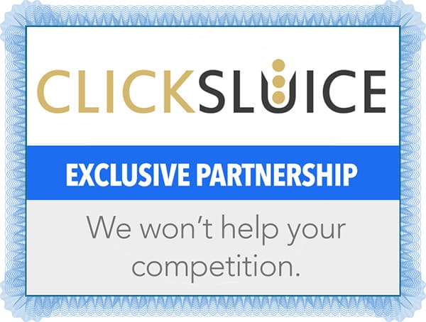 click-sluice-exclusive-marketing-partnership